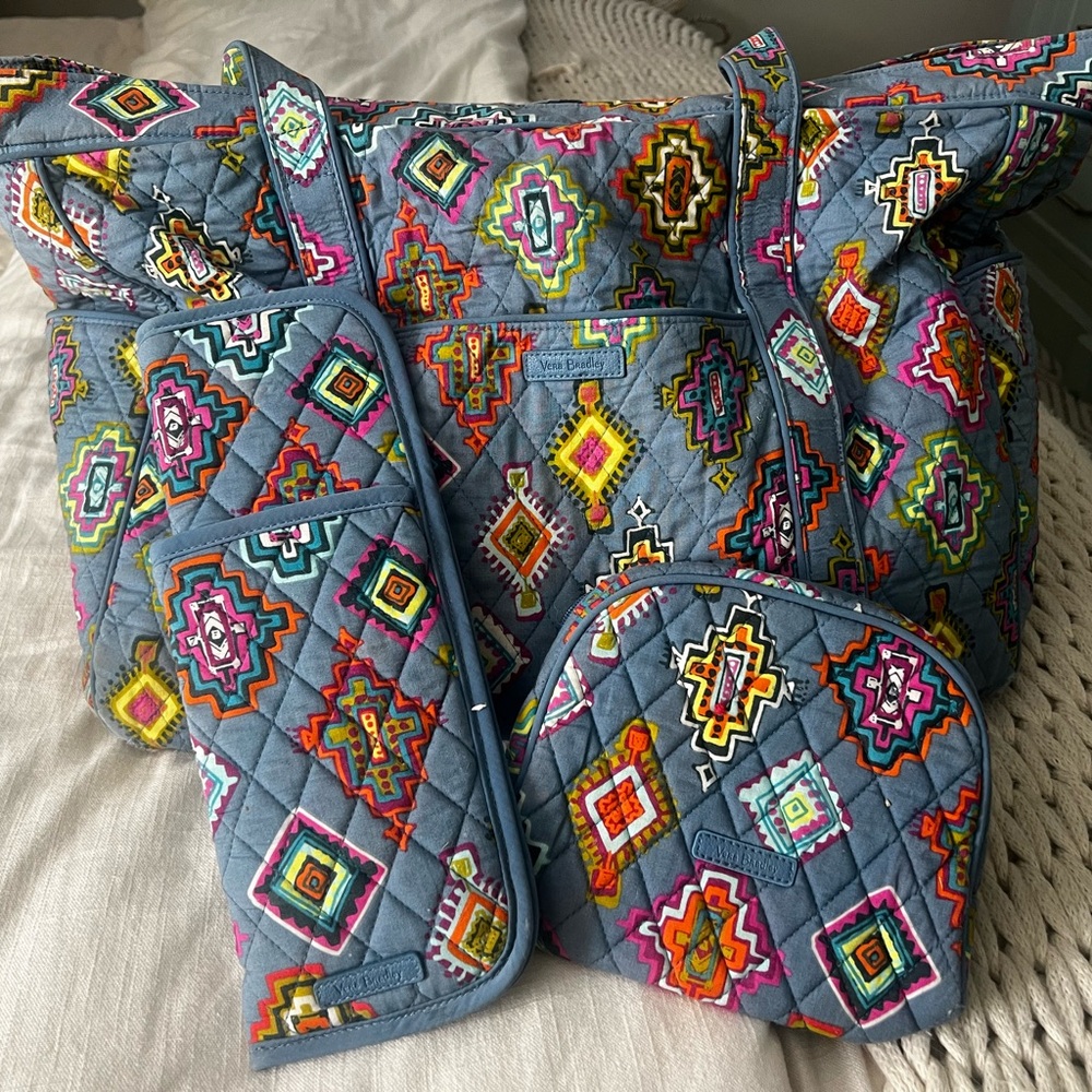 Vera Bradley painted medallion